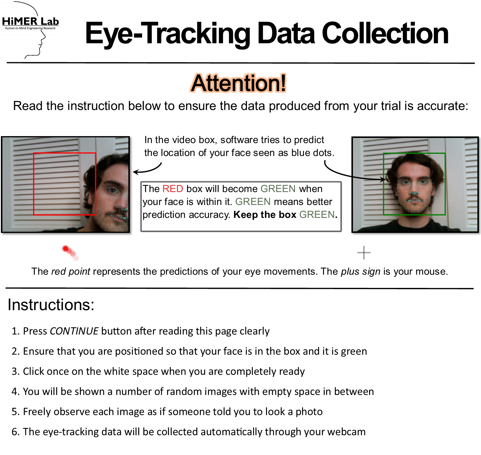 webgazer demo instructions